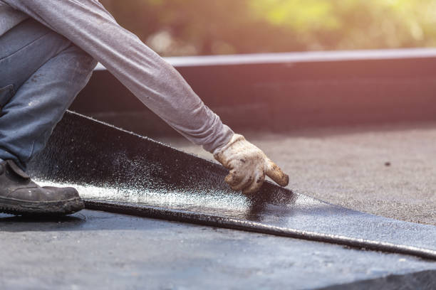 Professional Waterproofing technician working in Barryton, MI